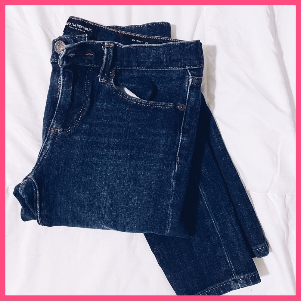 BANANA REPUBLIC Skinny Jeans Dark Wash